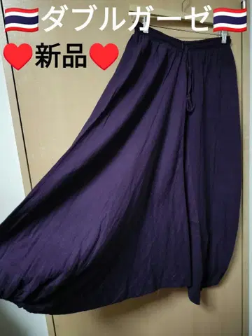 에스닉 사루엘 팬츠 코튼 더블 거즈 남녀 공용 새상품 태국제 9