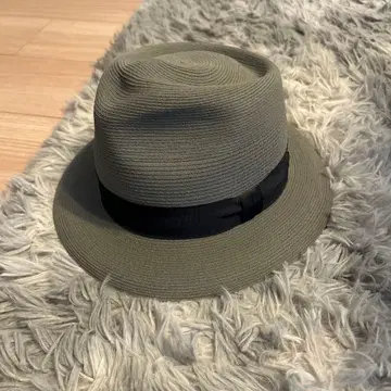 FUJI 그레이 페도라 햇 55cm