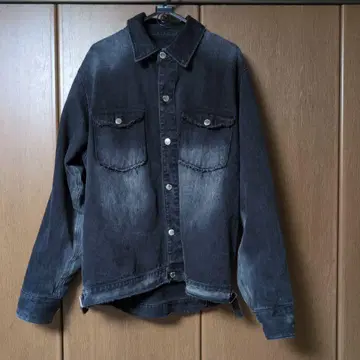 grancy 지퍼 디자인 데님 셔츠 자켓 XL 새상품급