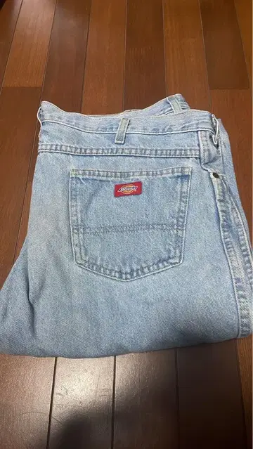 디키즈 라이트 블루 스트레이트 데님 w40 L32