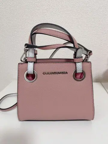 SAMANTHAVEGA 핑크 미니 숄더백
