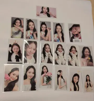 NiziU 아야카 CD 특전 총 18개