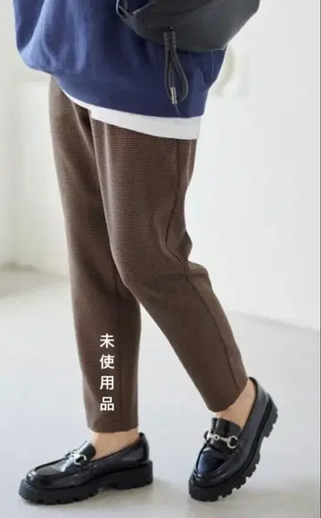 미사용품 JOURNAL STANDARAD 울 체크 팬츠