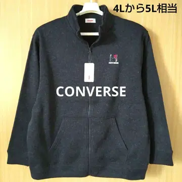 새상품 4L~5L 상당 남성용 CONVERSE 속기모 지퍼 자켓 1
