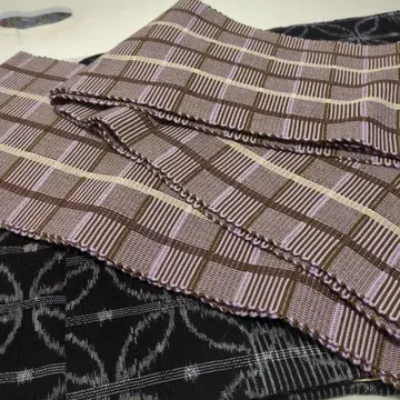 슈리 도톤 직조 로톤 직조 반폭 오비 면 새상품급 유카타 기모노