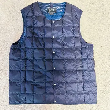 TAION 이너 다운 베스트 2XL XL 상당 네이비 경량**