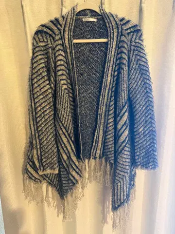 BITTOKO 가디건 프린지