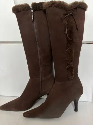 랄프 로렌 브라운 롱 부츠