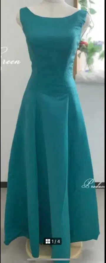 연주회 드레스 등 지퍼 M