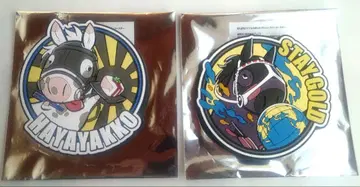 [하야야코 & 스테이 골드] UMAbred POPUP 러버 코스터