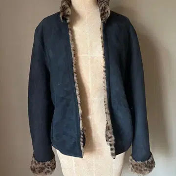 블랙 쉽 스웨이드 리버서블 자켓