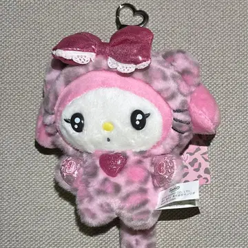 마이멜로디 마스코트 홀더 산리오 갸루 고양이 핑크