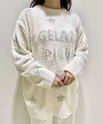 GELATO PIQUE 파우더 스타 자카드 풀오버