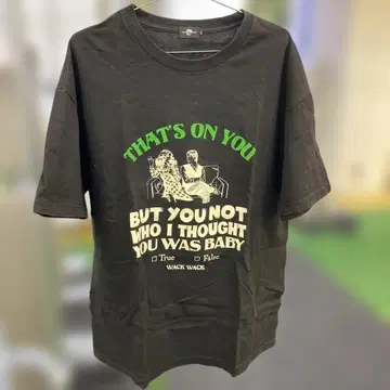 WACK WACK 블랙 T셔츠