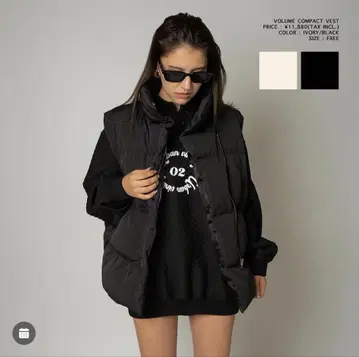 ACLENT 아클렌트 다운 베스트 아우터