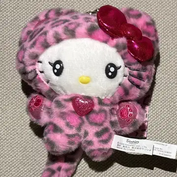 헬로키티 마스코트 홀더 산리오 갸루 고양이 핑크
