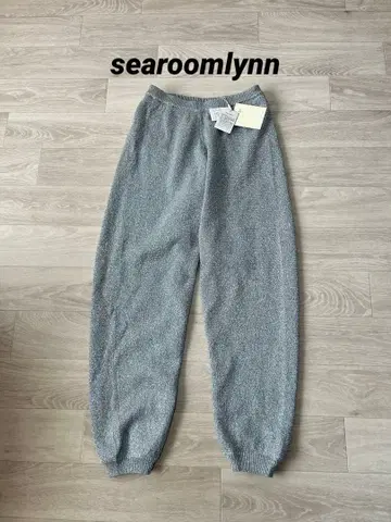 미사용 searoomlynn 니트 조거 팬츠 S