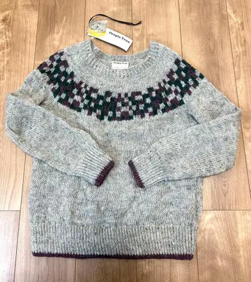 새상품급 PeopleTree 핸드메이드 노르딕 스웨터
