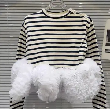 인기 보더 볼륨 프릴 상의 재입고