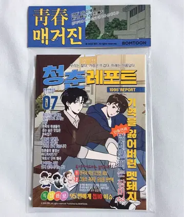 한국 BL 1995년의 청춘 리포트 스티커 세트