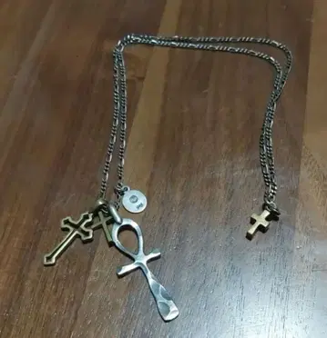 amp 목걸이 이집트 크로스 실버 925 앰프 재팬