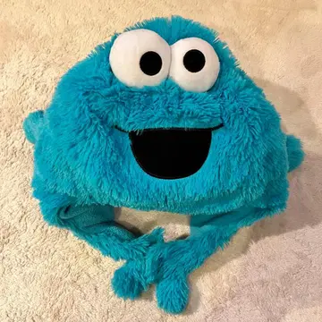 [ 새상품급 ] USJ 한정판 / 쿠키 몬스터 플리스 모자