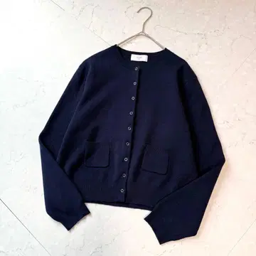 슬로브 이에나 petit 가디건 네이비