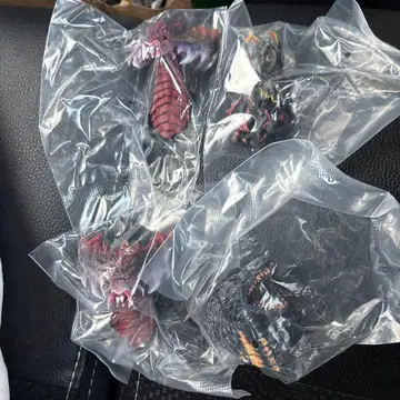 제일복권 고질라 -난폭한 괴수- E상 헤드 마그넷 3종 4개 세트