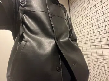 블랙 가죽 자켓