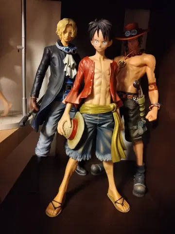 원피스 피규어 루피 에이스 사보