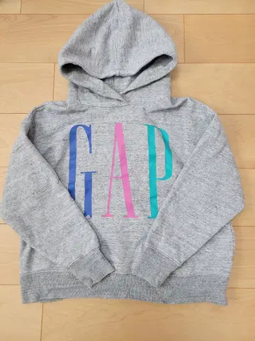 속기모 GAP 그레이 후드티 끈 없음 여성용 M