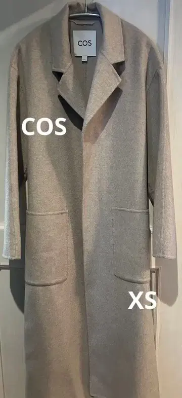 COS 벨트 롱 울 코트