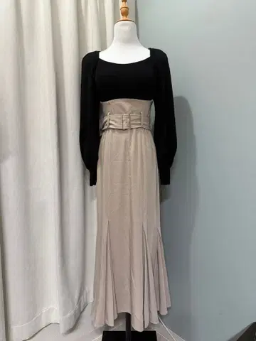 스나이델 니트 도킹 머메이드 원피스 머메이드