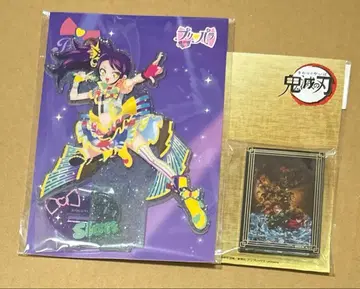 프리파라 귀멸의 칼날 키라린 라메 아크릴 스탠드 빌레방 아크릴 블록