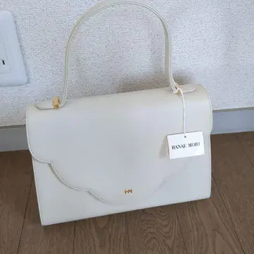 하나에 모리 핸드백 화이트