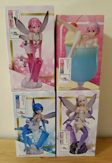 미개봉 새상품 리제로 피규어 4체 세트