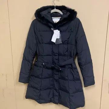 LODISPOTTO 블랙 후드 부착 다운 자켓