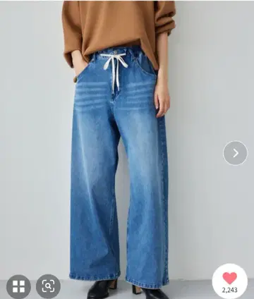 BARNYARDSTORM / 드로스트 와이드 컷 데님