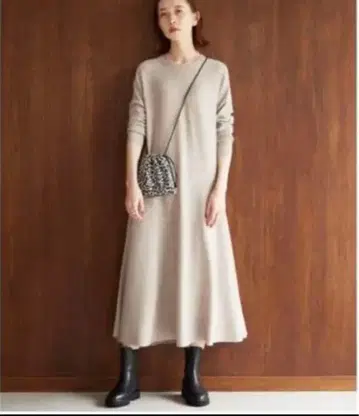 SLOBE IENA 워셔블 플레어 원피스