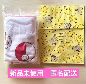 [ 미사용 새상품 ] 포켓몬 미스터도넛 담요 두두 토트백 포함 익명 배송