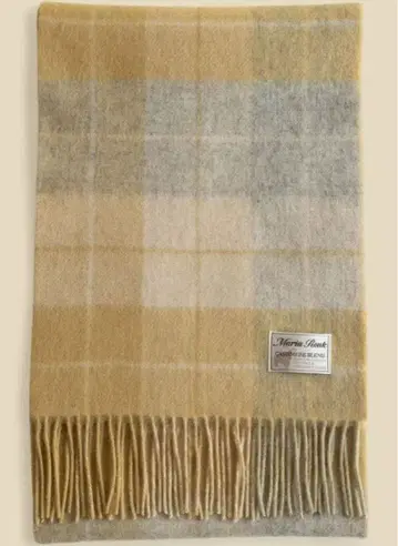 [ 캐시미어 블렌드 ] 체크 리버서블 머플러 [ Maria Rouk ]