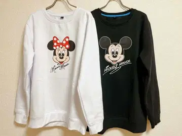 미키 미니 트레이닝복 맨투맨 코디