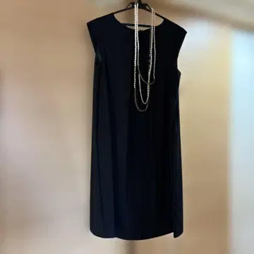 포멀 원피스 블랙 액세서리 포함 36 사이즈