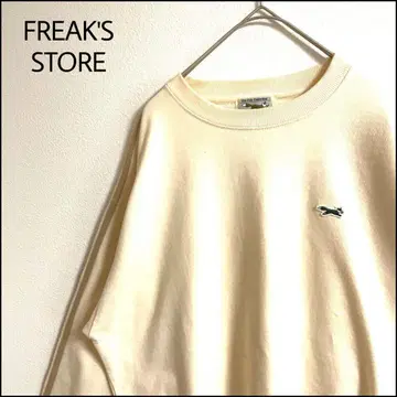 FREAK'S STORE 맨투맨 베이지 오버 사이즈