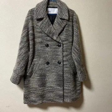 TICCA 더블 브레스트 울 코트