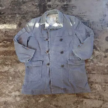 빈티지 50s 프랑스 워크 코트 CROWN 지퍼 4739