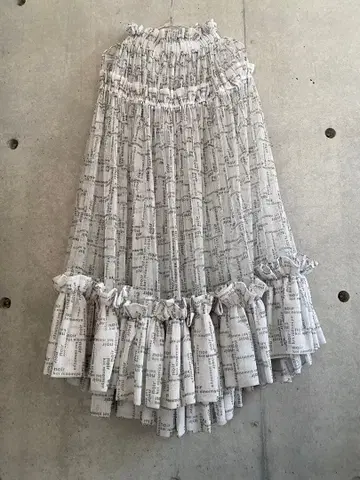 느와르 케이 니노미야 로고 샤샤 스커트 XS