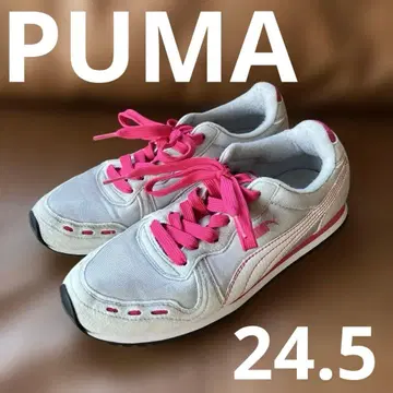 PUMA 화이트 핑크 러닝화
