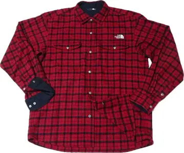 THE NORTH FACE 레드 체크 플란넬 셔츠