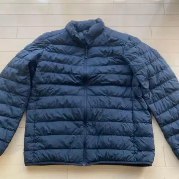 유니클로 울트라 라이트 다운 자켓 XL 남성용 네이비 J2